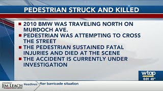 One dead after being struck by a vehicle
