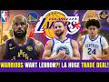 🚨 LEBRON TO WARRIORS! LAKERS’ MASSIVE TRADES! NBA SHOCKWAVES! 😱