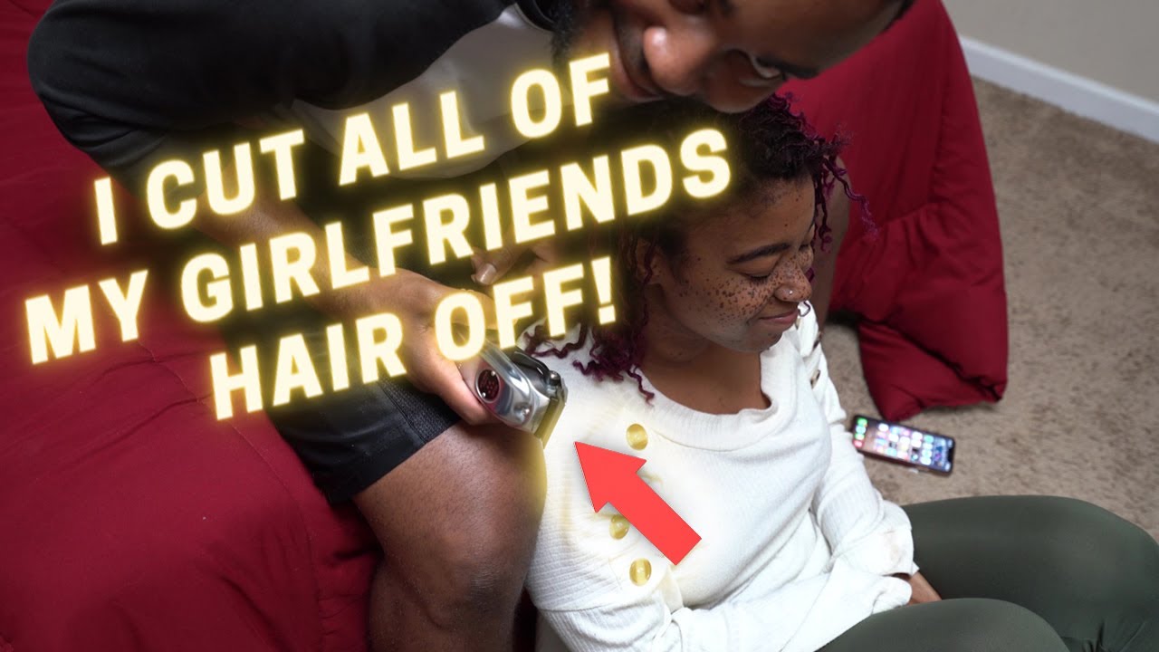 THE BIG CHOP 2021 I Cut ALL Of My Girlfriend’s Natural Hair Off | Natural Hair Journey