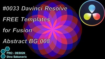 0033 Davinci Resolve FREE Templates for Fusion Abstract BG 008