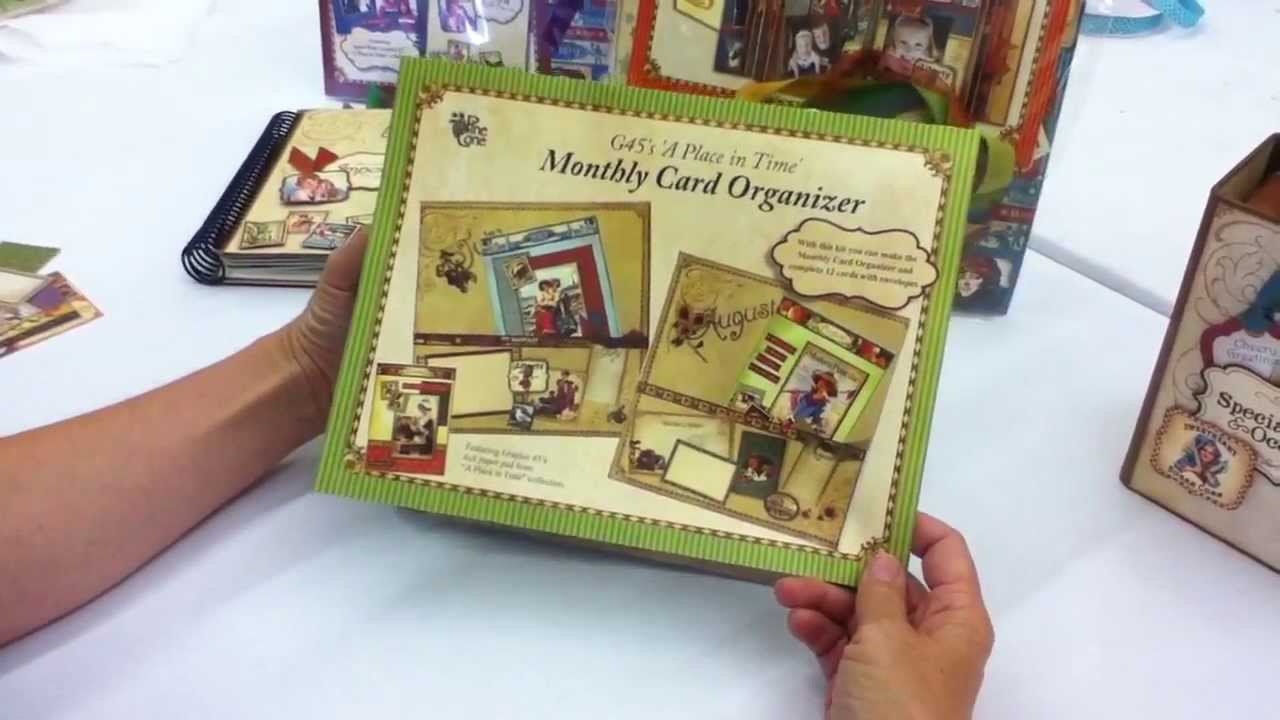a place in time monthly card organizer youtube time card organizer