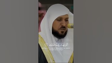 🤩🥰😍 Surah Ad-Duha By Sheikh Maher Al Muaiqly 😍 💖 ❤️  #quran #beautiful #islamicprayer #islam