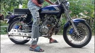 cek sound knalpot corbi plor pada mesin cb 2 silinder. by ARLAEN RACING EXHAUST