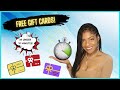 ⚡️FREE GIFT CARDS! LESS THAN 10 MINUTES?!