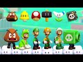 Super Mario Maker 2 - All Super Mario 3D World Power-Ups with Luigi