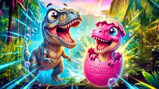 مهمة إرجاع بيضة الديناصور | ديناصورات | عالم الديناصور | Dinosaur world | T-rex egg