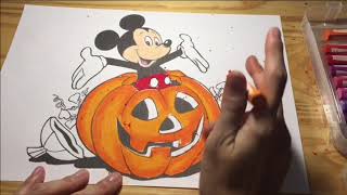 Disney Halloween Coloring
