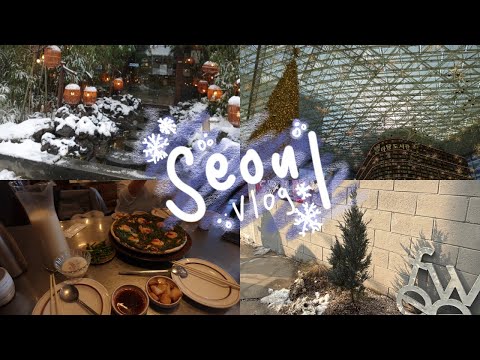 seoul vlog 🍜🛍️ shopping, new hair, SNOW ❄️, cafes 🍵