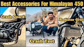 Best Accessories For New Himalayan 450 By Moto Torque | How To Install & Crash Test