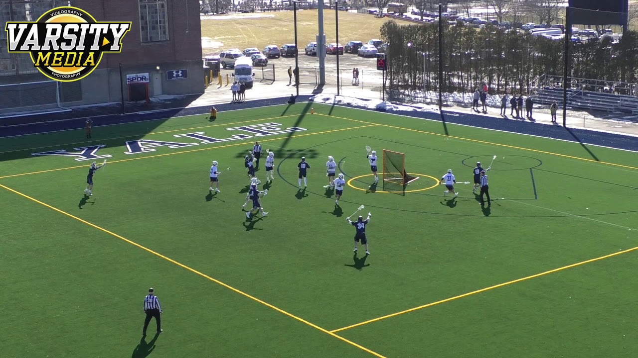 Keegan Khan Scores Unassisted - Villanova vs. Yale Mens Lacrosse 2019
