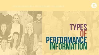 Types of Performance Information Details