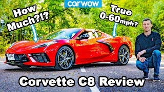 2020 Corvette C8 review: see how quick it is 060mph + 1/4mile... And the shocking UK price!