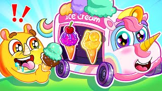 Ice Cream Song 🍧🍦We Love ICE CREAM 🍨 | Funny Kids Songs🚑🚌🚗🚓 And Nursery Rhymes by Baby Cars