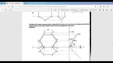 EGDL- Application Problem - Hexagonal Lamina - Dr  Nandini R- 28 April 2020