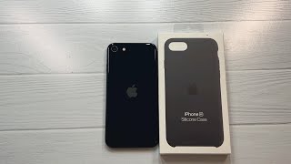Official Silicone Case Midnight For Iphone Se 2022 Unboxing And Review