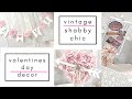 VINTAGE SHABBY CHIC VALENTINES DECOR | Dollar Tree Valentines Day DIYS | Heidi Sonboul DIY Challenge