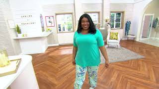 Susan Graver Modern Essentials Liquid Knit Shirttail Tunic on QVC