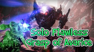 Solo Flawless Grasp Of Avarice Dungeon (Strand Titan) (Season Of Witch) - Destiny 2