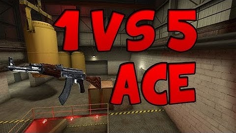 ACE!!! Clutch 1 vs 5 on nuke - cs:go