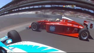 2014 Indy Lights Freedom 100, Final Lap & Photo Finish - #R2IndyTV screenshot 2