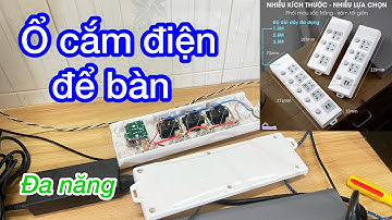 Ổ cắm điện đa năng có công tắc và cổng usb