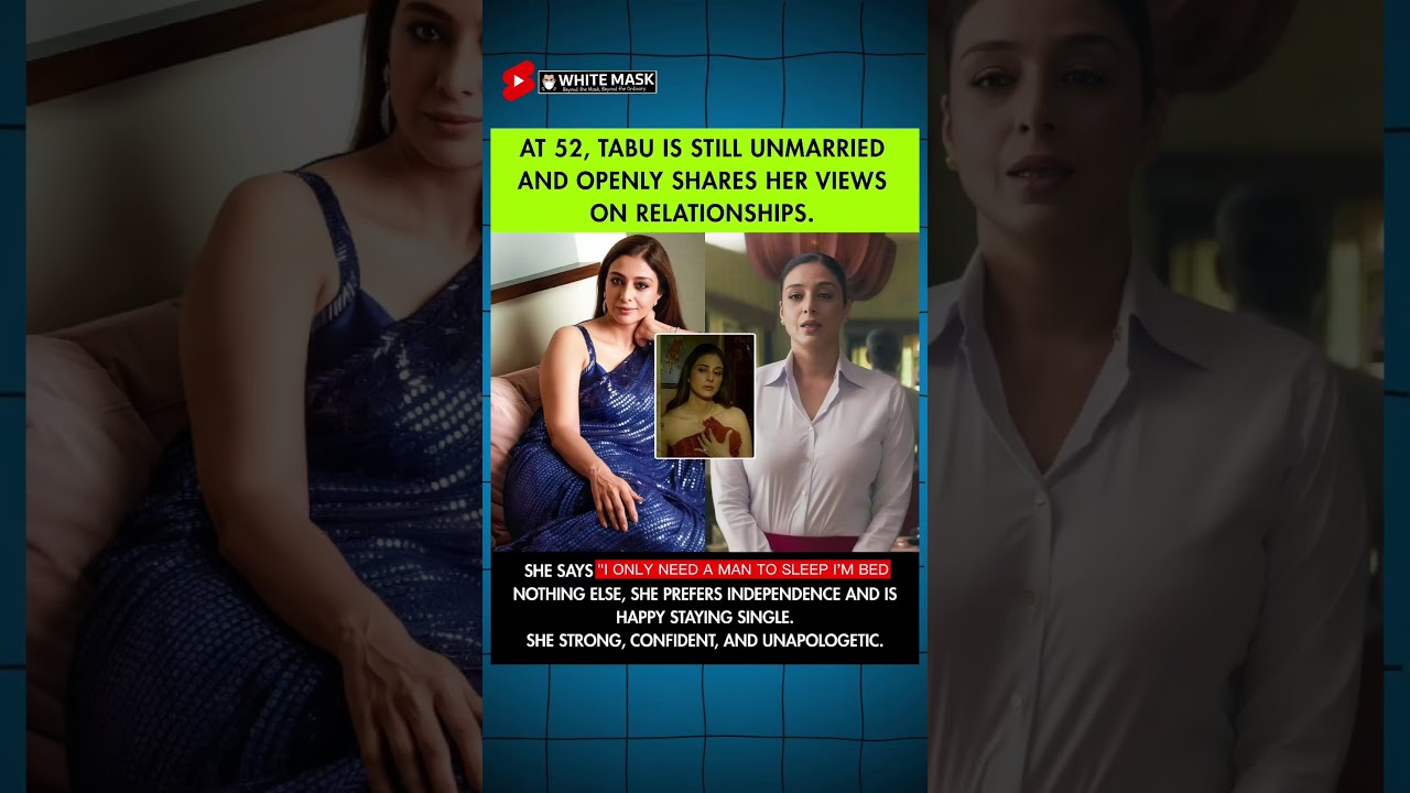 At 52, Tabu Redefines Love, Independence & Happiness ✨ 