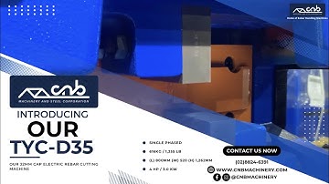 Electric Rebar Cutter 32mm Cap : TYC-D35 Demo