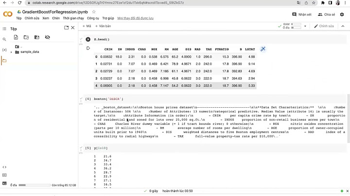 Bài toán dự đoán giá nhà trong machine learning năm 2024