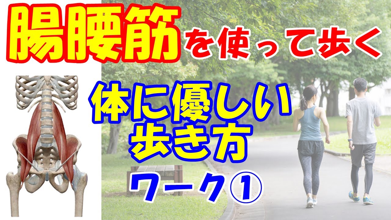 vol.1080 腸腰筋を使って歩く！痛みが出ない体に優しい歩き方とは？ワーク①