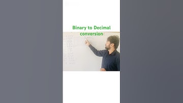 Binary to Decimal conversion #binaryconversion #binarynumbers #binarytodecimal
