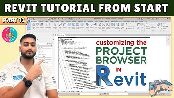 #13 Revit Tutorial: Project Browser Organization in Revit