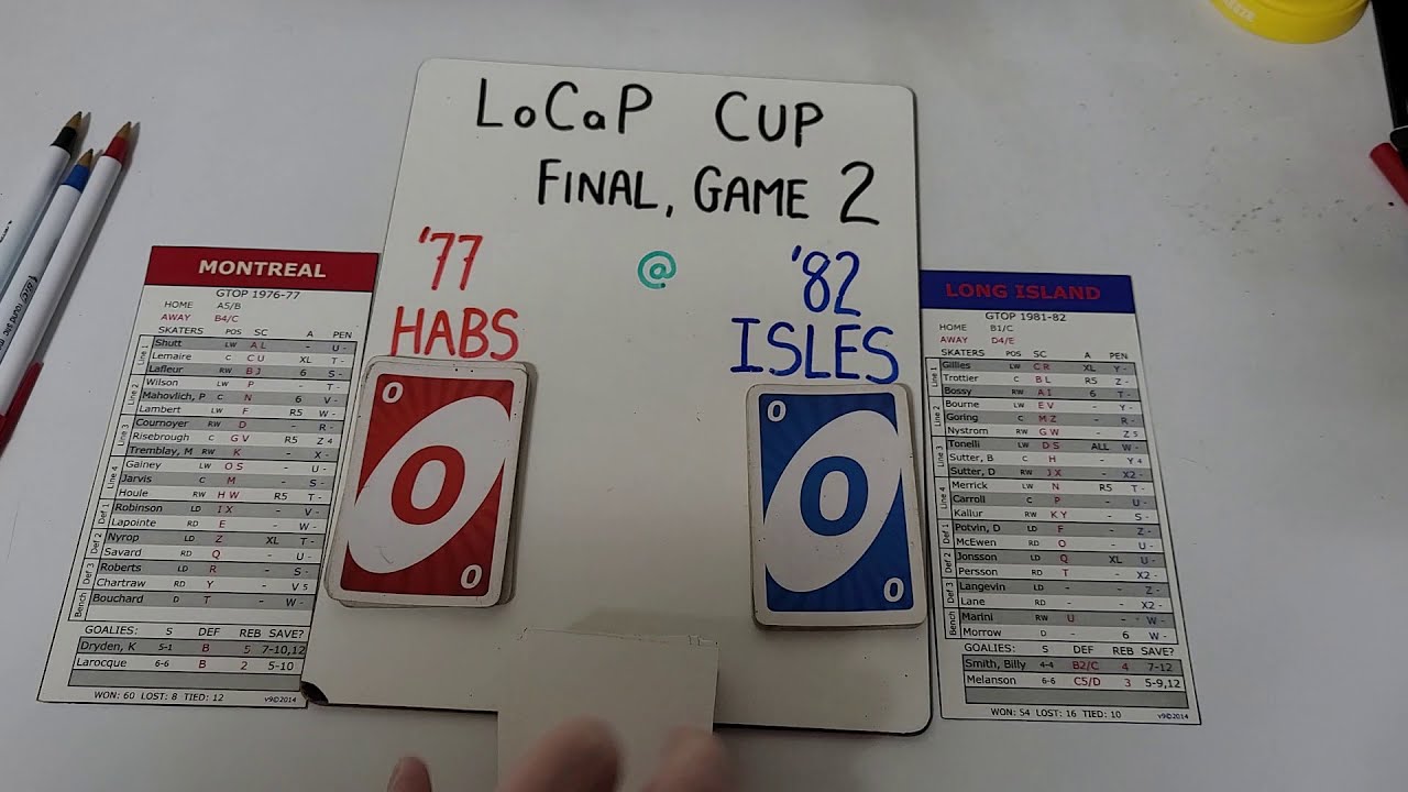 Shoot-Out Hockey - '77 Habs @ '82 Isles - Cup Final, Game 2