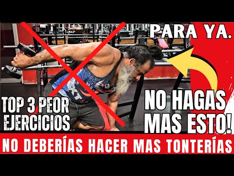 NO Hagas el RIDÍCULO Estos Ejercicios no Sirven.