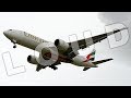 {TrueSound}™ Emirates Boeing 777-200LR LOW Overhead Crosswind Landing at Ft. Lauderdale