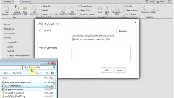 SharePoint 2013 - Upload Multiple Documents