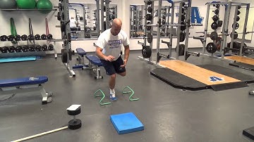 Lateral jump and stick