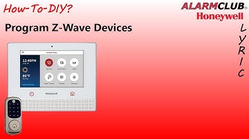 How do I Add a Z-Wave Device to the Lyric Security System?