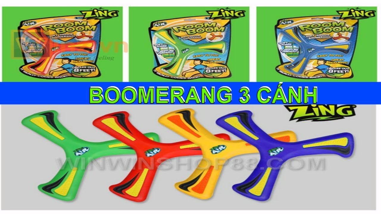 📌Boomerang 3 cánh Zing Air YouTube