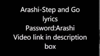 Arashi-Step and Go lyrics(Password:Arashi)