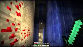 Minecraft - Waterfall Splitter + Secret Door + Redstone Switch(es)