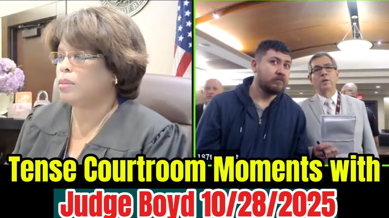 Напряженные моменты в зале суда с судьей Бойдом 29 октября 2025 г.