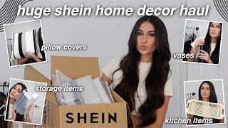 AFFORDABLE 15+ ITEM SHEIN HOME DECOR HAUL!! (affordable room decor, storage organizing, and more!) screenshot 4