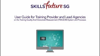 TRAQOM Video Guide for Training Providers and Lead Agencies screenshot 3