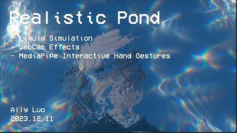 TouchDesigner | Realistic Pond with Interactive Refraction Effects