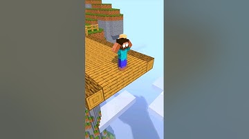 HELP Herobrine Jump over Cliff (Bones - Imagine Dragons) #herobrine #minecraft #shorts #bones