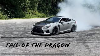 Tail of the Dragon in the Lexus RCF