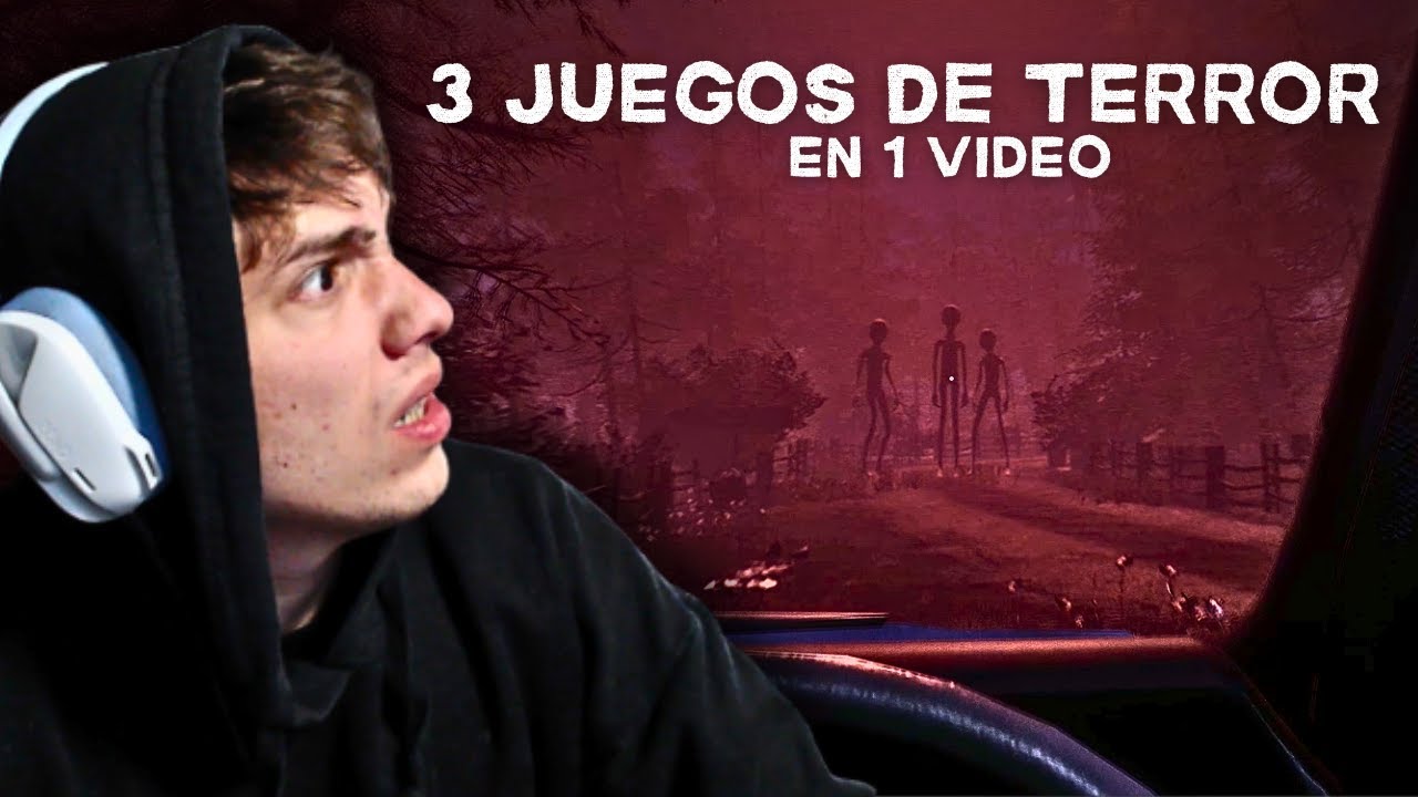3 JUEGOS de TERROR en 1 VIDEO 👽