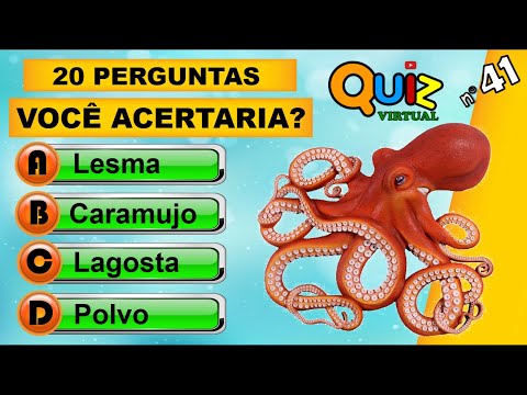 QUIZ VIRTUAL 41  Perguntas de Conhecimentos Gerais Nível Fácil com  respostas comentadas. 