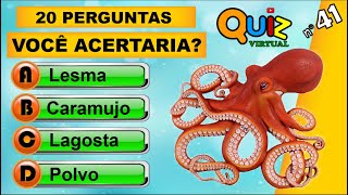 ✓😃😃Quiz Conhecimentos Gerais - Perguntas e Respostas