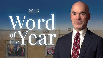 2016 Word of the Year: Behind the Scenes